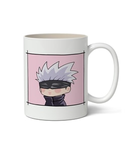 Jujutsu Kaisen Baskılı Kişiye Özel Kupa Bardak - Sevgiliye Arkadaşa Hediye (Beyaz)