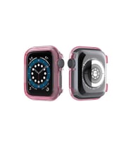 Apple Watch 44mm Uyumlu Zore Watch Gard 03 Kasa Koruyucu (Pembe)