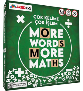 Ahşap Kelime Oyunu - Redka Çok Kelime Çok İşlem Oyunu - Matematik Oyunu Kelime Oyunu