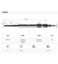 SVAC A4-A6-A8 ALLROAD 2.5 TDI, 3.0 TDI ( ISITMA) BUJİSİ TAKIMI 4