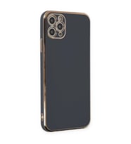 Apple iPhone 11 Pro Max Kılıf Volet Silikon - Siyah