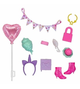 Barbie'nin Moda Aksesuarları Paketleri Pembe Balon GWD98-HWV73