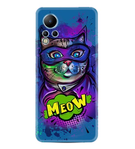 Infınix Note 12 Kılıf Silikon Desen Özel Seri Super Meow 1715