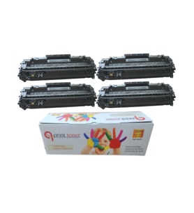 HP Çipli CE505A 4'lü Ekonomik Paket Garantili Uyumlu Toner P2030 P2035 P2035n P2055 Muadil Toner