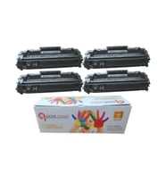 HP Çipli CE505A 4'lü Ekonomik Paket Garantili Uyumlu Toner P2030 P2035 P2035n P2055 Muadil Toner (Siyah)