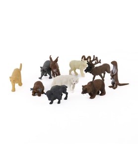 Nessiworld YS3-012A-B PVC Küçük Vahşi Hayvanlar -Kidmar Oyuncak