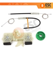 Ford Fiesta MK5 JH JD BE256 2001-2008 4/5 Kapı 2S61A23200 İçin Ön Sağ Kapı Cam Kriko Tamir Seti