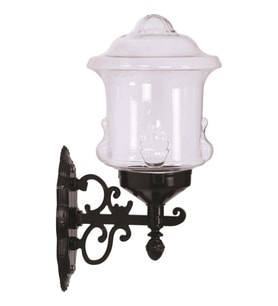 AVONNI BAP-68189-BSY-M4 Siyah Boyalı Dış Mekan Aydınlatma E27 ABS Akrilik Cam 27x20cm