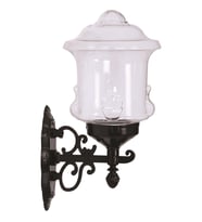 AVONNI BAP-68189-BSY-M4 Siyah Boyalı Dış Mekan Aydınlatma E27 ABS Akrilik Cam 27x20cm