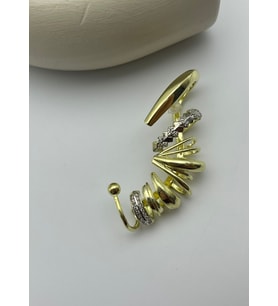 Vip Gold Taşlı Tasarım Küpe - 26vipkp07