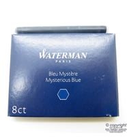 Waterman Siyah/Mavi Dolma Kalem Kartuşu 8'li Blue Mystere - Mysterious