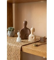 Mumelia Candles Aile Sıcaklığı - Doğal Soya Dekoratif Mum -Kahve