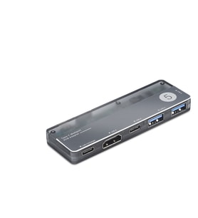 Type-c 3.1 Gen1 Hub Pd Hdmı 4K 5 Port 5 Gbps Alüminyum Gri TUH353