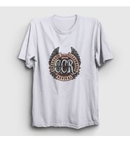 Presmono Unisex Beyaz Ccr Creedence Clearwater Revival T-Shirt 489523tt (Beyaz)