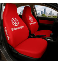 Volkswagen Araç Ön ve Arka Koltuk Kılıfı – Penye Oto Servis Koruma Kılıfı (Kırmızı)