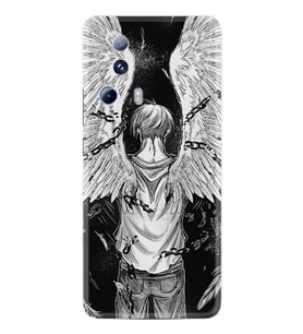 Xiaomi 13 Lite Kılıf Resimli Desenli Silikon Platinium Series Angel 1883