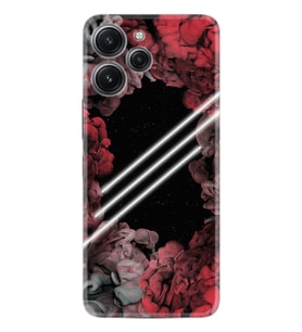 Xiaomi Redmi 12 128 GB 4 GB Ram Kılıf Silikon Desen Özel Seri Flowers Line 1732