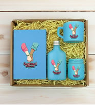 BK Gift Kişiye Özel İsimli DTF Best Friend Temalı Turkuaz Defter & Kahve Fincanı & Kolonya & Mum Hediye Seti-5, Arkadaşa Hediye, Doğum Günü Hediyesi