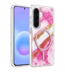 Onegif Galaxy A37 5G Lotus Simli Magsafe Kapak - Pembe