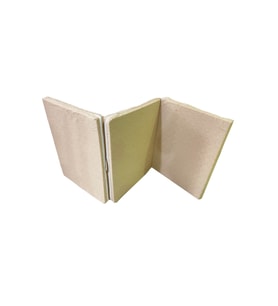Katlanır Yatak Yer Yatağı Sünger Yatak Tek Kişilik 80x180 Cappuccino Kırçıllı