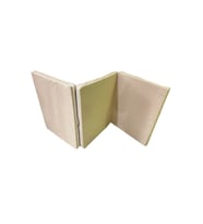 Katlanır Yatak Yer Yatağı Sünger Yatak Tek Kişilik 80x180 Cappuccino Kırçıllı