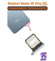 Redmi Note 15 Pro 5G Sim Kart Tepsisi Çekmecesi Aparatı 25060RABDG 25080RABDG Uyumlu