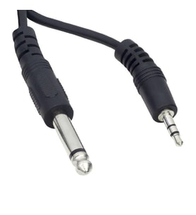 Powermaster 3.5 Mm Stereo Erkek-6.3 Mm Mono Erkek 3 Metre Ara Kablo