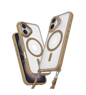 iPhone 16 Kılıf Enka Magsafe Silikon Kılıf - Desert
