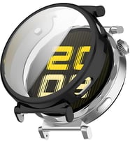 Huawei Watch GT5 41mm için Saati Tam Saran TPU Ekran Koruyuculu Çizilme ve Darbelere Karşı Koruma Sağlayan Dokunmatik Etkilemeyen Silikon Kılıf (Siyah, GT5 41mm)