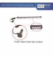 Projektör OFF-ROAD Led Bar 90 CM 9-30V Sarı Sarı Çakar Fonksiyon