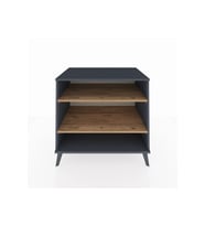 Kronos Şifonyer 2 Raflı 88x59x80 Antrasit-Çam