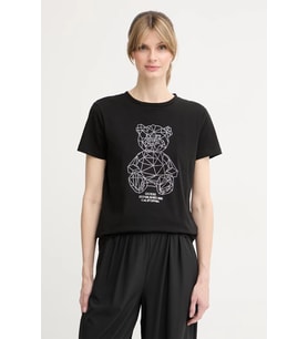 Guess Romy Regular Fit Kadın Siyah T-shirt V6GI12K3325-JBLK