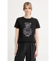 Guess Romy Regular Fit Kadın Siyah T-shirt V6GI12K3325-JBLK