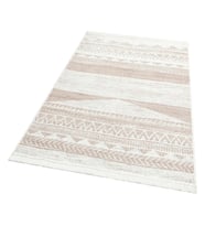 Makine Kaymaz Yıkanabilir Krem Etnik Salon Halısı Mutfak Halısı Koridor Halısı Yolluk 6 natural
