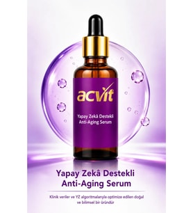 Yapay Zekâ Destekli Anti-Aging Serum – Genç, Dinamik ve Kişiye Özel Cilt Bakımı – 50 ML