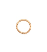 Rose Altın Burgu Clicker Piercing