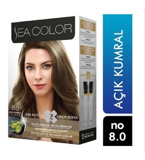 Sea Color 8.0 Açık Kumral Set Boya 