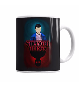 Eleven Mundo Invertido Stranger Things Kupa Bardak Porselen