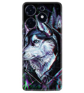 Tecno Spark 10 Pro Kılıf Silikon Desen Özel Seri Dog Eyes 1761