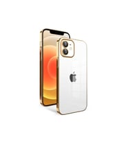 Apple iPhone 12 Uyumlu Kılıf Kamera Korumalı Renkli Çerçeveli Zore Garaj Kapak