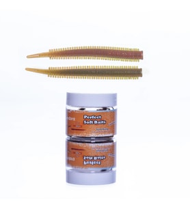 Pandora Perfect Soft Baits Sandworm 7cm Kavanozlu LRF Silikonu Camo