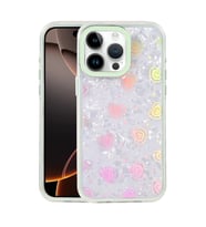 iPhone 14 Pro Max Lumi Desenli Kapak - Yeşil