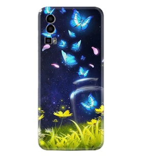 General Mobile GM 23 Kılıf Resimli Desenli Baskılı Silikon Flowers Fox 1309