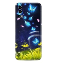 General Mobile GM 23 Kılıf Resimli Desenli Baskılı Silikon Flowers Fox 1309