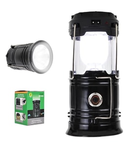 Ayt Powermaster Solar Güneş Enerjili Şarjlı Kamp Lambası Işıldak Led Aydınlatma Sh-5800t 1w 6led
