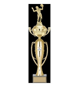 ODAK KUPA - Figürlü Kupalar - Voleybol Kadın Figürlü Kupalar FG-072 A - 55 cm