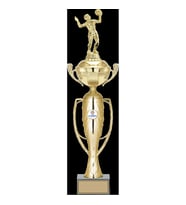 ODAK KUPA - Figürlü Kupalar - Voleybol Kadın Figürlü Kupalar FG-072 A - 55 cm