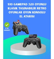 2.4 İnç Hd Renkli Ekranlı 500-in-1 Taşınabilir Retro Oyun Konsolu, Kablolu Tv Bağlantısı Ve Uzun Pil Ömrü