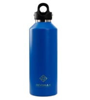 Revomax FiftyFifty Büyük Boy 950Ml Özel Kapak Sistemli 18saat Sıcak/36 Saat Soğuk  Çelik Termos (Lacivert)