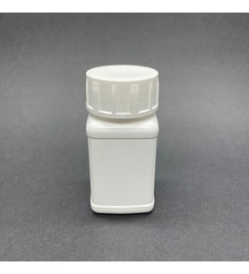 100 cc Tablet Şişesi  - Kapaklı- 100ml Kapsül Kutusu x 10 Adet (Beyaz)